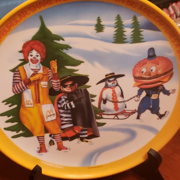McDonald Plates 1977 10" Set of 5 - Picture 1 of 5